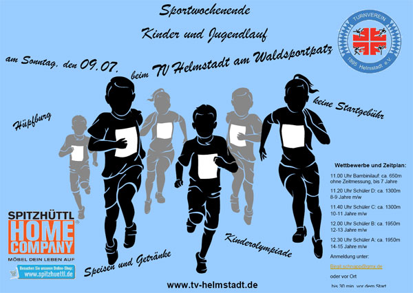 Kinder- und Jugendlauf beim TV Helmstadt
