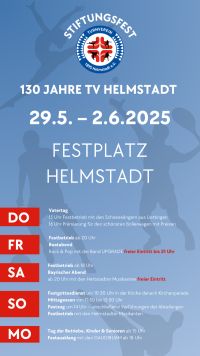 TV Helmstadt Festprogramm 130 Jahrfeier