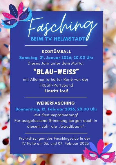 Fasching beim TV Helmstadt
