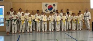 Taekwondo Kup-Prüfung am 29.5.2022